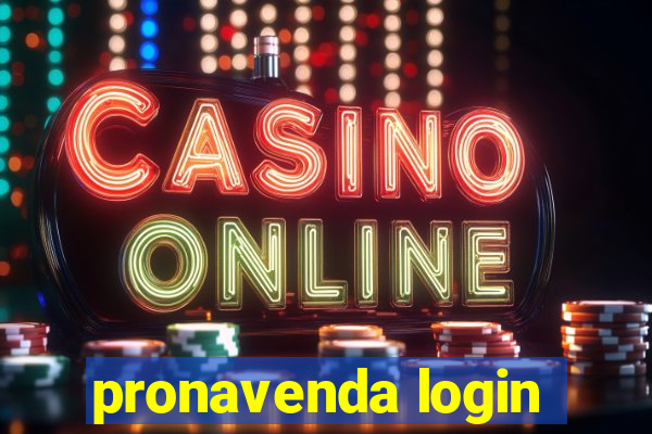 pronavenda login